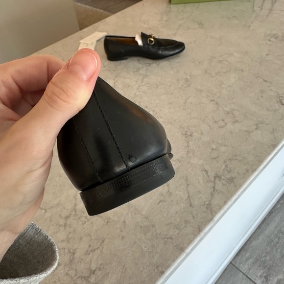 Gucci Women’s Jordaan Black Leather Loafers - Picture 10 of 13